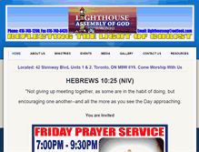 Tablet Screenshot of lighthouseagtoronto.org
